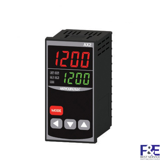 Bộ điều khiển nhiệt độ Hanyoung AX2-3A (Ngõ ra 4-20mA + Relay)