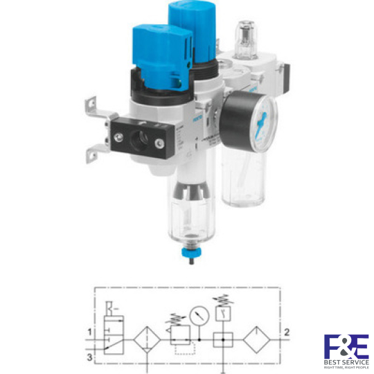Bộ lọc kh&#237; n&#233;n Festo&#160;FRC-1/4-D-MINI-KC