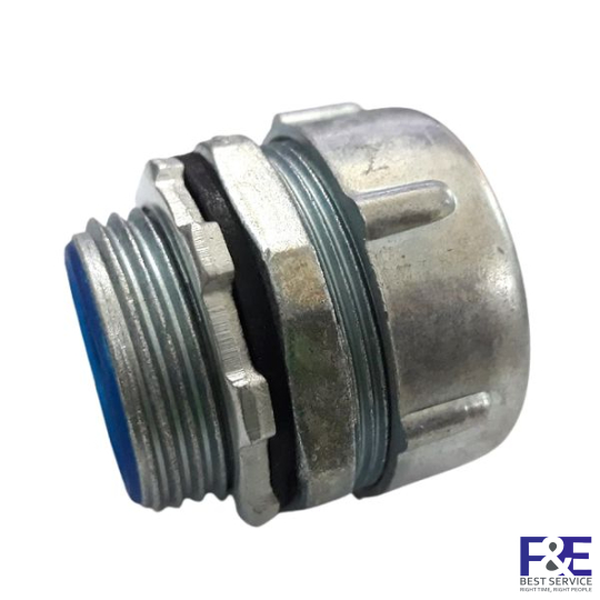 Đầu nối ống ruột gà ren ngoài 90mm