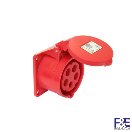 Ổ cắm âm Panasonic F325-6 32A 5P 400V IP44 (dạng thẳng)