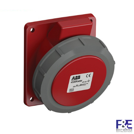 2CMA102177R1000 &#8211; Ổ cắm âm dạng nghiêng ABB 316BRA6W 16A 3P+E 380-415V IP67