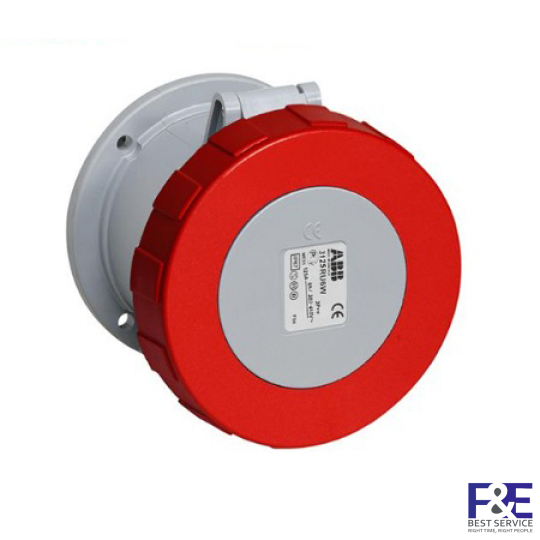 2CMA167136R1000 &#8211; Ổ cắm âm dạng thẳng ABB 3125RU6W 125A 3P+E 380-415V IP67