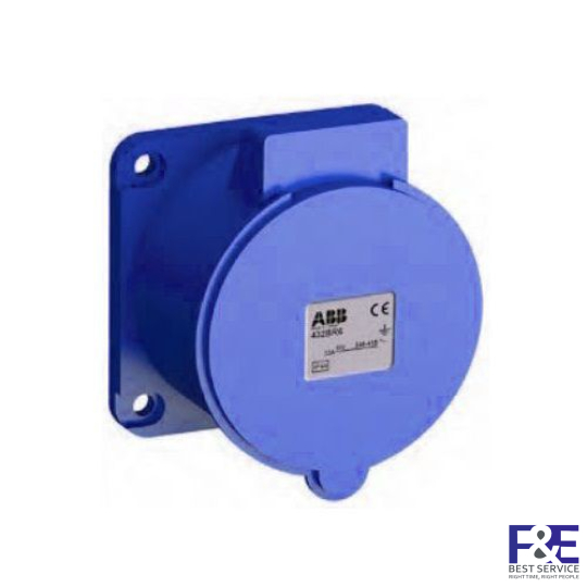 2CMA167133R1000 &#8211; Ổ cắm âm dạng thẳng ABB 2125RU6W 125A 2P+E 220-250V IP67
