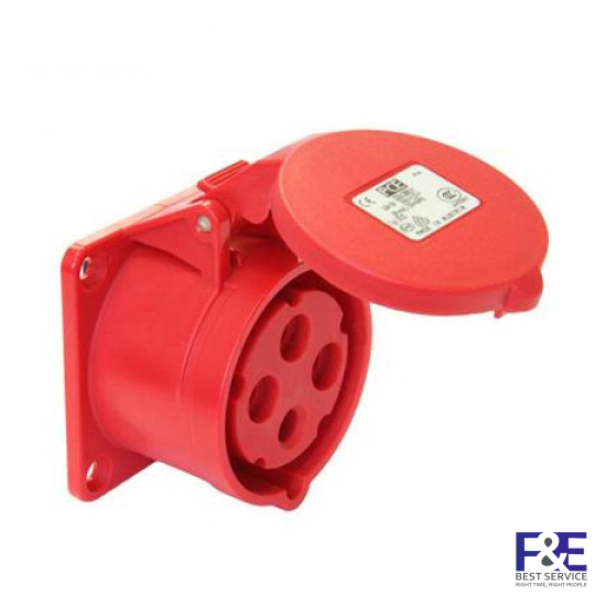 Ổ cắm âm Panasonic F314-6 16A 4P 400V IP44 (dạng thẳng)