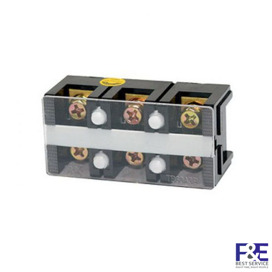 Cầu đấu dây điện Hanyoung HYT-303, 30A, 3 Cực