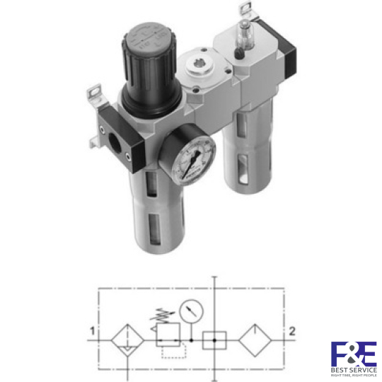 Bộ lọc kh&#237; n&#233;n Festo&#160;FRC-1/8-D-MINI-KA-A
