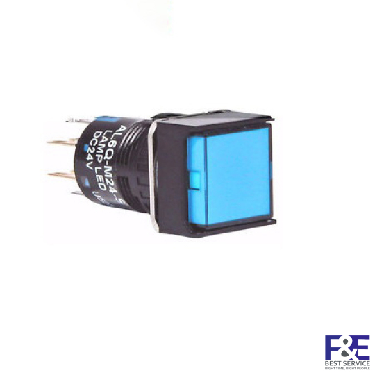 Nút nhấn nhả IDEC AL6Q-M14SC  16mm 24V (Xanh dương)