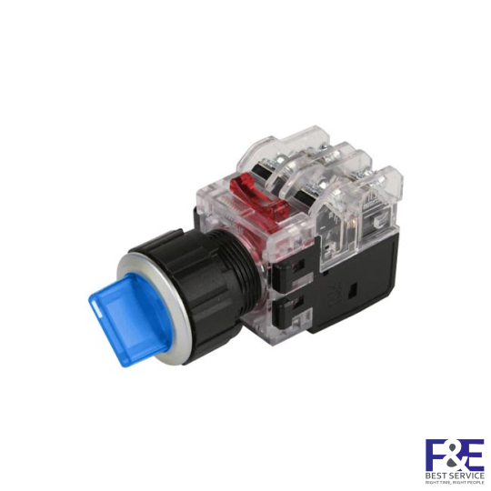 Công tắc 2 vị trí tự nhả Hanyoung MRT-N2R1D0A 25mm đèn 12-24V