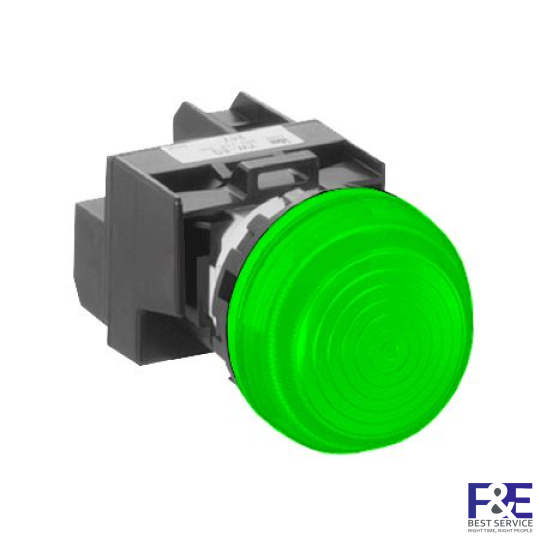 Đèn báo IDEC YW1P-2EQ4G 24V 22mm (xanh lá cây)