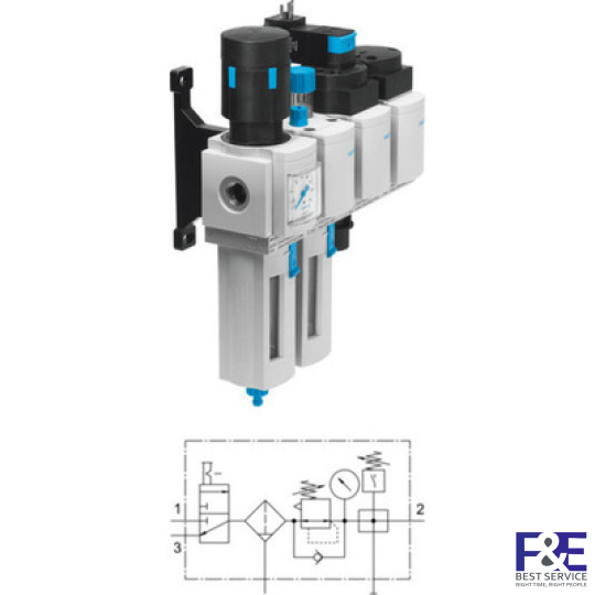 Bộ lọc kh&#237; n&#233;n Festo&#160;MSB4N-1/4-J3M1D1A1-WP