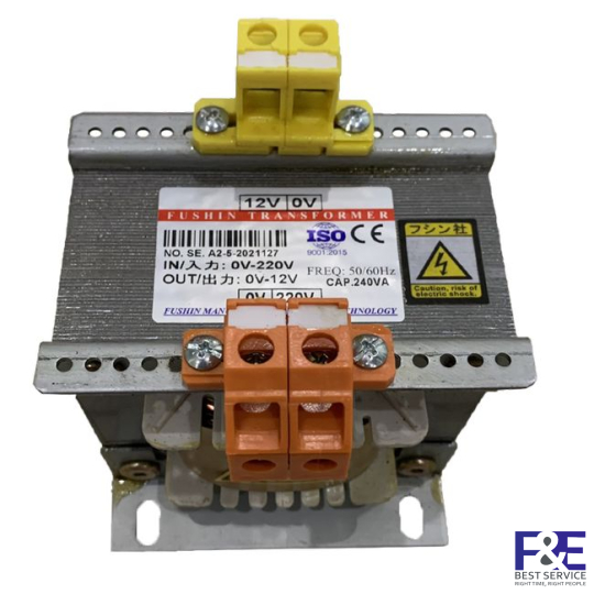 Biến áp cách ly 1 Pha 220V ra 12V-240VA (20A)