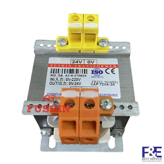 Biến áp cách ly 1 Pha 220V ra 24V 72VA (3A)