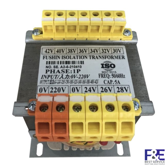 Biến áp cách ly 1 Pha 220V ra 30V-32V-34V-36V-38V-40V-42V (5A)