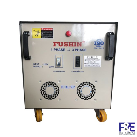 Biến áp 1 Pha 220V ra 3 Pha 220V 5HP