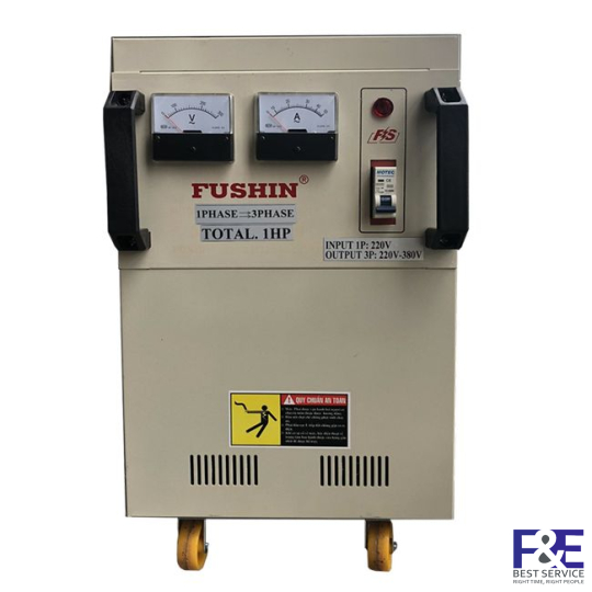 Biến áp 1 Pha 220V ra 3 Pha 380V 1HP