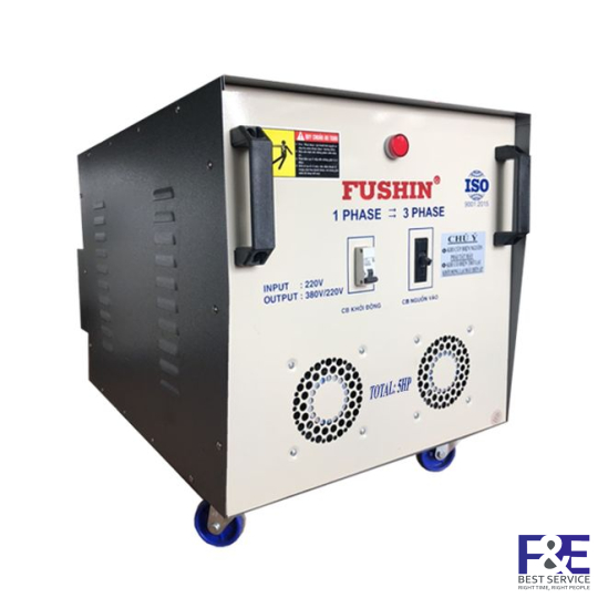 Biến áp 1 Pha 220V ra 3 Pha 380V 5HP
