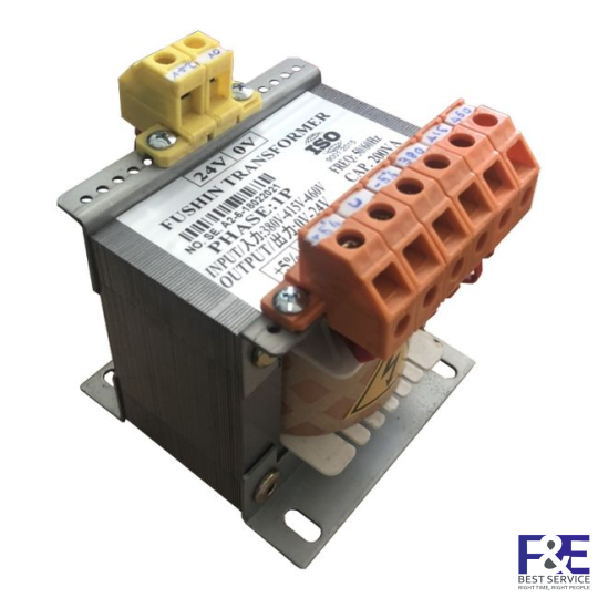 Biến áp 1 Pha 380V-415V-460V ra 24V-200VA (8A)
