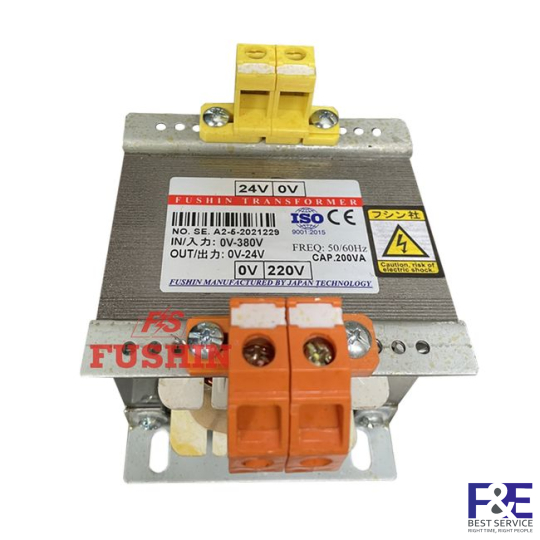 Biến áp cách ly 1 Pha 380V ra 24V-200VA (8A)