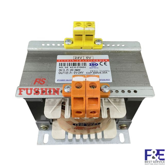 Biến áp cách ly 1 Pha 380V ra 24V 480VA (20A)