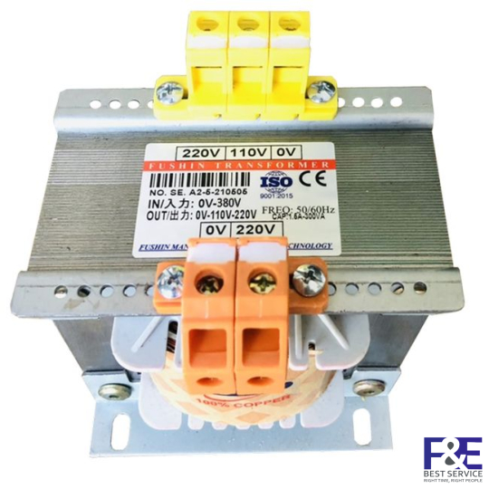 Biến áp cách ly 1 Pha 380V ra 110-220V 300VA (1.5A)