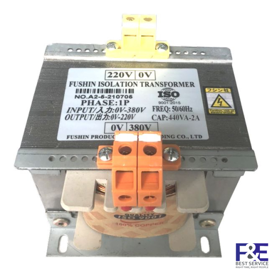 Biến áp cách ly 1 Pha 380V ra 220V-440VA ( 2A)