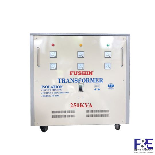 Biến áp cách ly 3 Pha 380V ra 220V 250KVA (Dây Nhôm)