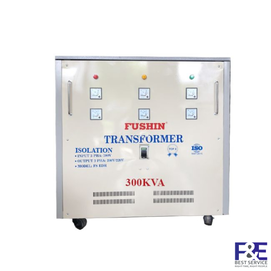 Biến áp cách ly 3 Pha 380V ra 220V 300KVA (Dây Đồng)