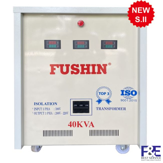 Biến áp cách ly 3 Pha 380V ra 220V 40KVA (Dây Đồng)