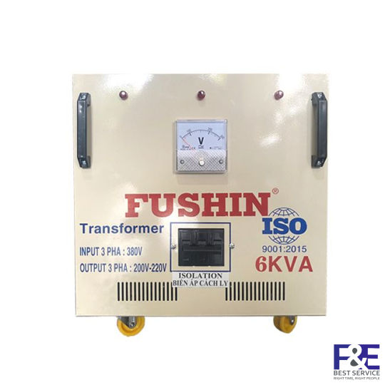 Biến áp cách ly 3 Pha 380V ra 220V 6KVA (Dây Nhôm)