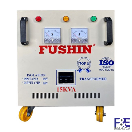 Biến áp cách ly 3 Pha 380V ra 380V 15KVA (Dây Nhôm)