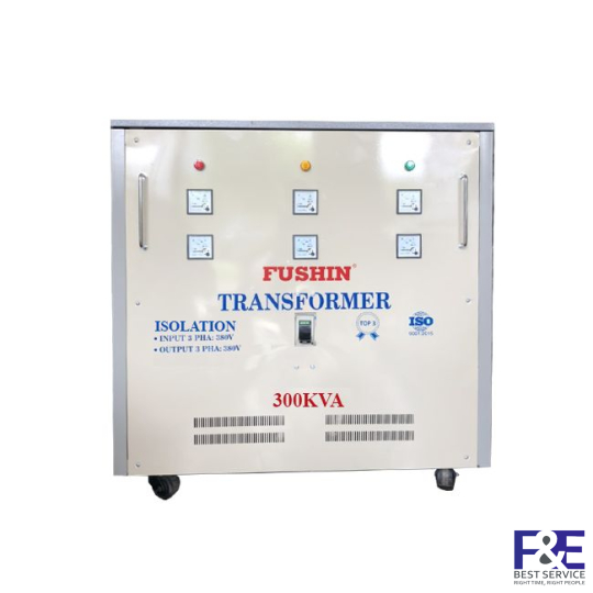 Biến áp cách ly 3 Pha 380V ra 380V 300KVA (Dây Nhôm)