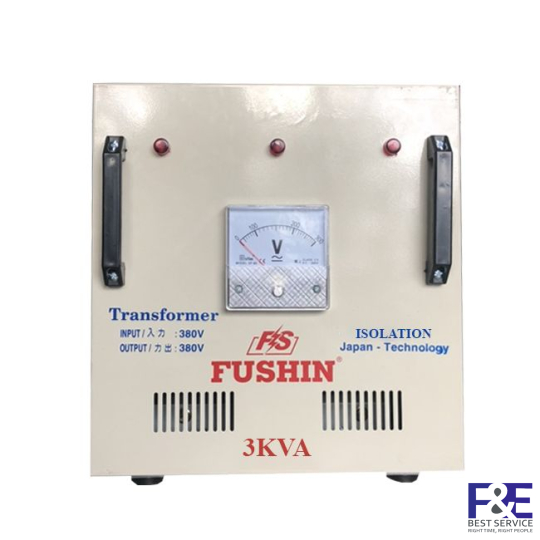 Biến áp cách ly 3 Pha 380V ra 380V 3KVA (Dây Nhôm)