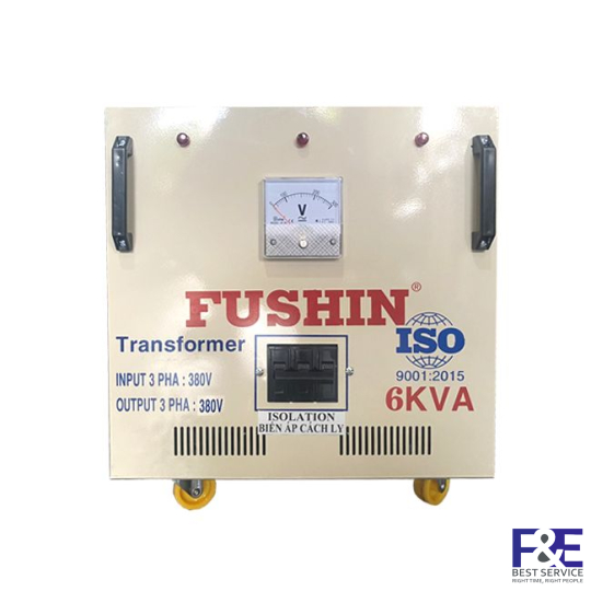 Biến áp cách ly 3 Pha 380V ra 380V 6KVA (Dây Đồng)