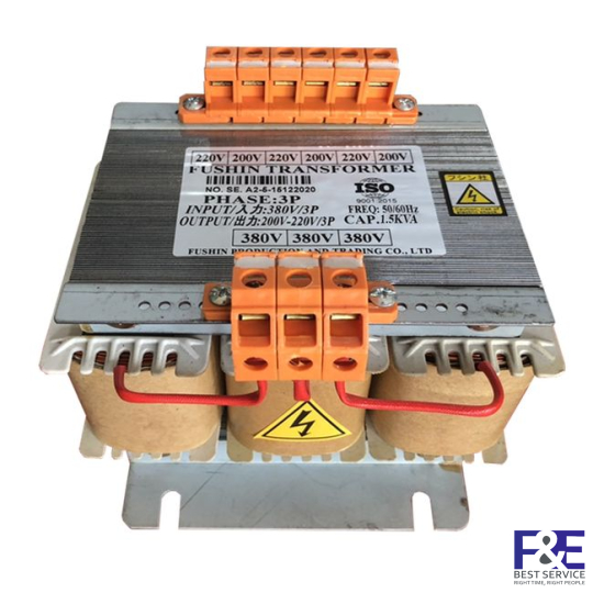 Biến áp tự ngẫu 3 Pha 380V ra 200-220V 1.5KVA (Dây Nhôm)