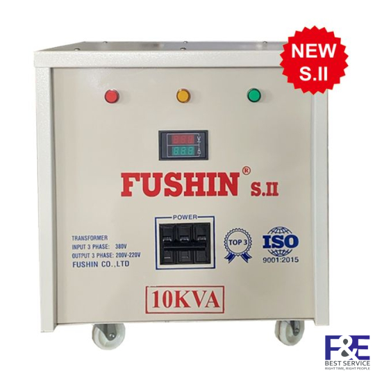 Biến áp tự ngẫu 3 Pha 380V ra 220V 10KVA (Dây Đồng)