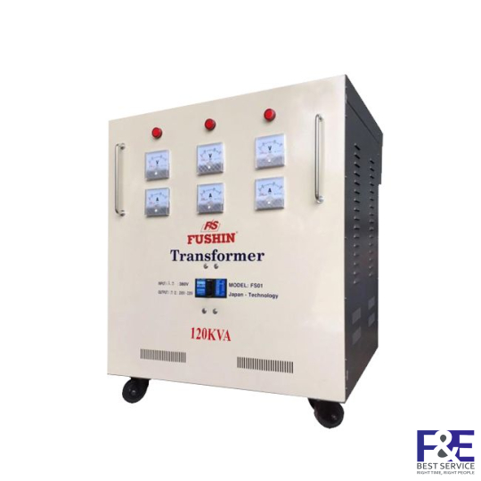 Biến áp tự ngẫu 3 Pha 380V ra 220V 120KVA (Dây Đồng)