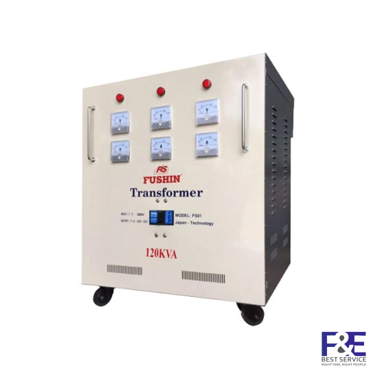 Biến áp tự ngẫu 3 Pha 380V ra 220V 120KVA (Dây Nhôm)