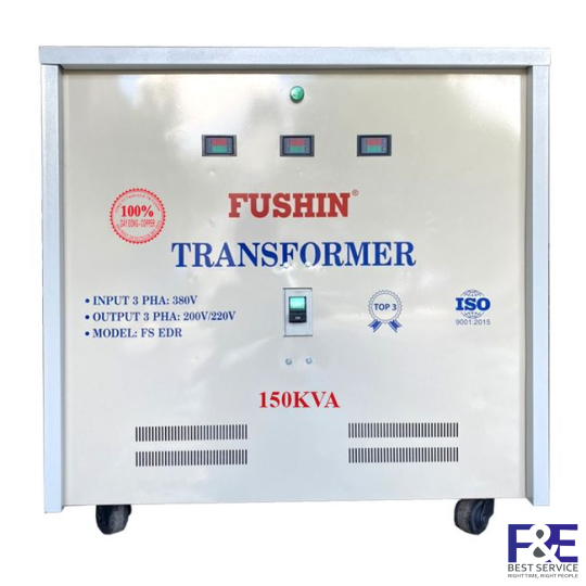 Biến áp tự ngẫu 3 Pha 380V ra 220V 150KVA (Dây Đồng)