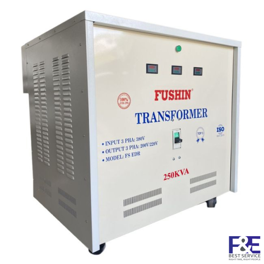 Biến áp tự ngẫu 3 Pha 380V ra 220V 250KVA (Dây Đồng)