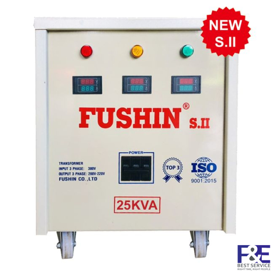 Biến áp tự ngẫu 3 Pha 380V ra 220V 25KVA (Dây Nhôm)
