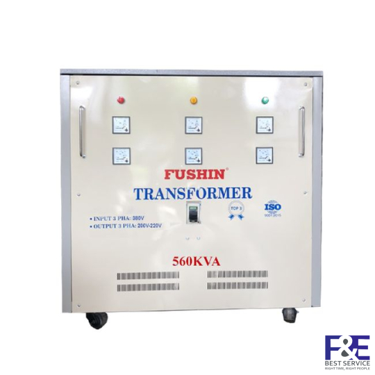 Biến áp tự ngẫu 3 Pha 380V ra 220V 560KVA (Dây Đồng)