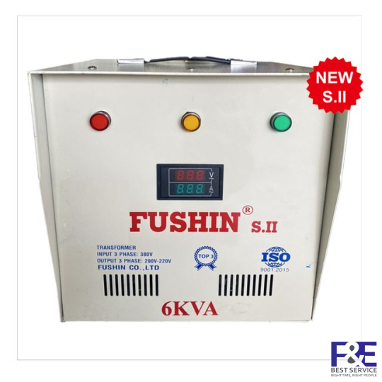 Biến áp tự ngẫu 3 Pha 380V ra 220V 6KVA (Dây Nhôm)