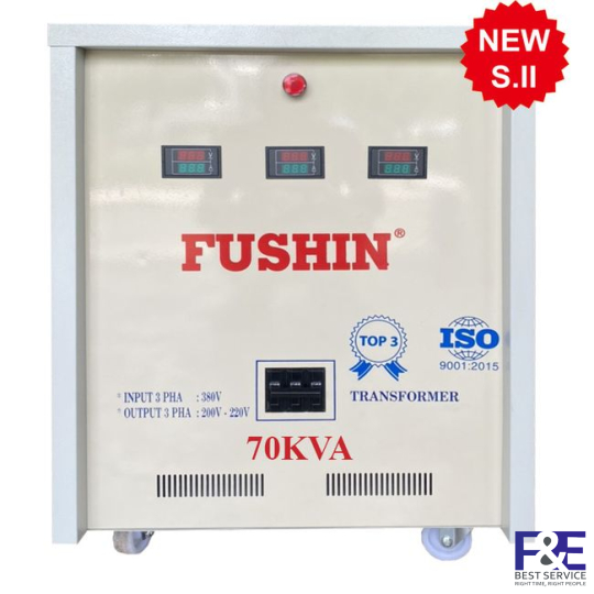 Biến áp tự ngẫu 3 Pha 380V ra 220V 70KVA (Dây Nhôm)