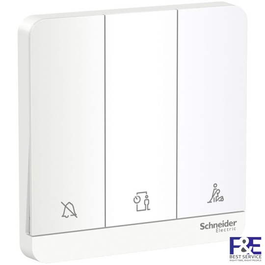 Công tắc không làm phiền, xin dọn phòng, vui lòng chờ Schneider E8333DMWS_WE_G19
