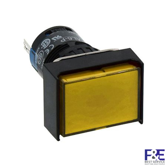Đèn báo IDEC AL6H-P4YC 24V 16mm (Màu vàng)