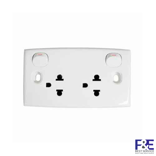 Ổ cắm đôi 3 chấu 16A &#8211; E25UES_G19