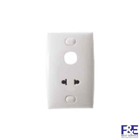 Ổ cắm đơn 2 chấu 1 lỗ trống Schneider E426UX_G19