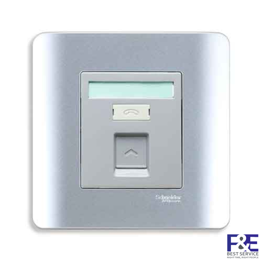 Ổ cắm điện thoại đơn E8431RJS4_SA_G19