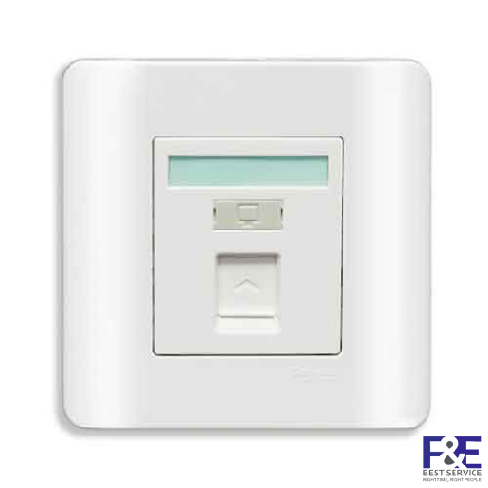 Ổ cắm mạng cat5e đơn E8431RJS_5_G19