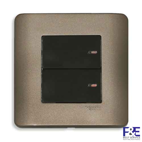 Công tắc đôi 1 chiều E8432_1_SZ_G19